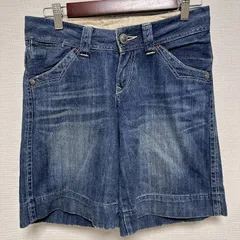 (^w^)b Levi's(R) リーバイスアール ショートパンツ・ハーフパンツ ショート丈 膝上丈 デニム生地 ベルトループ付き 春 夏 カジュアル デイリーユース 短パン デニムショーツ ジーパン ショーパン ハーパン メンズ サイズL OM12874HGのサムネイル