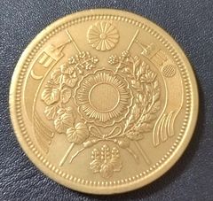 大日本古銭 旧二十圓金貨 明治三年 近代貨幣 アンティークコレクション