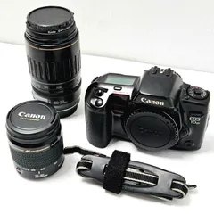 【現状品】Canon EOS 10QD ダブルズームセット EF28-80mm USM EF100-300mm USM 通電確認のみのサムネイル