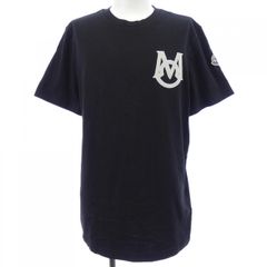 最新〔極美品〕モンクレール ロゴ ネイビー Tシャツ M 国内正規品
