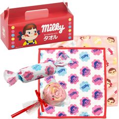 2175 ペコちゃんミルキーマイクロフィーバータオル - メルカリ