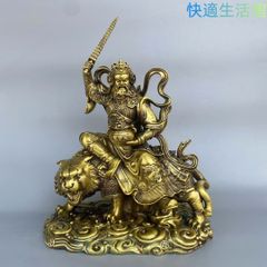金属製 『楠木正成』武将騎馬像 置物 インテリア 時代物 希少 昭和