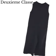 【美品】Deuxieme Classe ドゥージィエムクラス ノースリーブ オールインワン サイズ36 ブラック バックファスナー  レディースのサムネイル