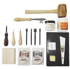 10cube Leathermart 가죽 공예 공구 세트 18 점 완성 키트 [일본제] 무료 배송