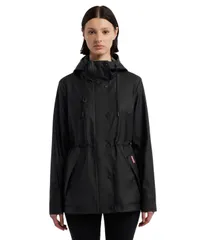 【送料無料】 ハンター レディース ジャケット・ブルゾン アウター Womens Rubberized Rain Jacket Blackのサムネイル