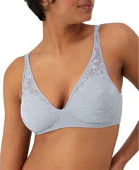 バリ レディース トップス Tシャツ Bali Womens Breathe Wireless TShirt Bra DF7594 Silver Satin シルバーのサムネイル