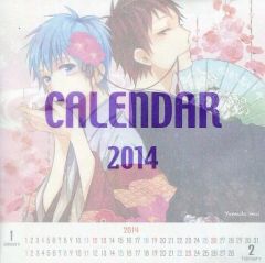[Used] Doujin Posters, Tapestries, Calendars [Kuroko's Basketball] 2014 Calendar Kuroko Tetsuya & Akashi Seijuro C85/TETSUPERO
