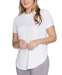 スケッチャーズ レディース トップス Tシャツ Skechers Womens Active GO WALK Wear GO DRIreg SWIFT Tunic TShirt Bright Whitのサムネイル