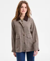ビーシービージーマックスアズリア レディース アウター ジャケット・ブルゾン コーデュロイ ジャケット BCBGMAXAZRIA Womens CorduroyCollar Barn Jacket Mのサムネイル