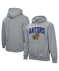 ミッチェルネス メンズ アウター パーカー・スウェット パーカー Mitchell Ness Mens Heather Gray Florida Gators Classic Arch Pulloveのサムネイル