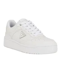 ゲス レディース シューズ スニーカー プラットフォーム レース GUESS Womens Miram Platform LaceUp Court Sneakers WhiteWhite ホワイトのサムネイル