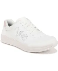 ライカ レディース シューズ スニーカー Ryka Womens Courtside Pickleball Sneakers WhitePink Leather ホワイトのサムネイル