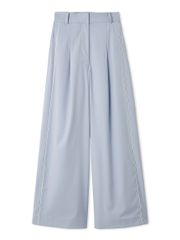 Brand New [Snidel] Tuck Line Pants SWFP254110 Women's LBLU 1