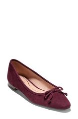 콜 한 여성 슈즈 펌프스 Cole Haan Paget Ballet Flat Black Garnet 블랙