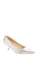 마크 피셔 여성 신발 힐 Marc Fisher LTD Calynna Pointed Toe Kitten Heel Pump Gold 골드