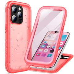 신품 Cozycase iPhone 15 Pro Max용 케이스 - iPhone 15 Pro Max용 방수 케이스 - 완전 방수 방진 2m 내충격 360도 전면 양면 경량 미군 카메라 보호 스트랩 첨부 바다 목욕 수중 촬영 세탁 가능 iP