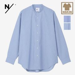 COMOLI バンドカラーシャツ SAX STRIPE サイズ2 - メルカリ
