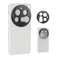 新品 NEEWER レンズバックプレート スマホ用 コンパチブル 15 Ultra スマホケース アルミ合金製 レンズマウントプレート 17mmスレッド付き スマホレンズアダプター メイン&望遠カメラ用 スマホバックプレート PA111 ブラックのサムネイル