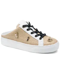 カール ラガーフェルド レディース シューズ スニーカー レース KARLAGERFELD PARIS Womens Cambriatelier LaceUp Mule Sneakers Naturaのサムネイル
