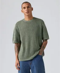 リーバイス メンズ アウター ニット・セーター クルーネック Levis Premiumenstinson Crewneck Sweater Basilのサムネイル