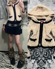 Anna Sui dolly girl ファー ジップ フーデッド ジャケットのサムネイル