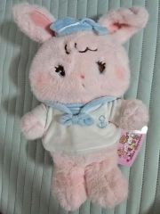 Fancy リリカル バニー ぬいぐるみ チャーム ピンク キーホルダー 