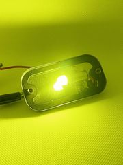 綺麗なレモンイエロー デコトラ屋 2個 24V専用 角型マーカー サイドマーカー用 BA9S G10 G14 LED バルブ 球 トラック バス マーカー デコトラ 高輝度 トラック 三菱ふそう 日野 いすゞ UD 花型タイプA