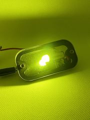 綺麗なレモンイエロー 2個 24V専用 角型マーカー サイドマーカー用 BA9S G10 G14 LED バルブ 球 トラック バス マーカー デコトラ 高輝度 トラック 三菱ふそう 日野 いすゞ UD 車高灯 ポジションランプ スモール 隋円型 タイプB