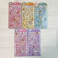 うるちゅるポップシール　サンリオ ベビー　シールセット 5点セット ハローキティ ポムポムプリン ポチャッコ マイメロ クロミ
