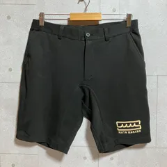 muta MARINE ムータマリン イージー ハーフパンツ ショートパンツ ショーツ ストレッチ 5 ロゴ 刺繍 ゴールド 金 ブラック 黒 メンズ SU-30-20のサムネイル
