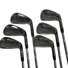 【中古】 キャロウェイ X FORGED STAR(2021) BLACK 6S アイアンセット IR NS PRO MODUS3 TOUR105 (フレックスS) メンズ 男性用 右利き 右用 Cランク ゴルフクラブのサムネイル