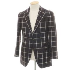 中古】ジョシュアエリス Joshua Ellis カシミヤ チェック マフラー