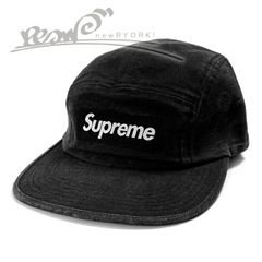 送料無料 メンズ キャップ ブラック Supreme シュプリーム University