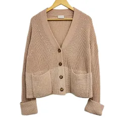 モンクレール カーディガン サイズXS レディース美品  CARDIGAN F20939872600 A9363 ライトピンク ツートンカラー/カシミヤ混/2020年のサムネイル