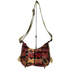 アナスイ ANNA SUI バタフライ柄 エナメルショルダーバッグ レディース 