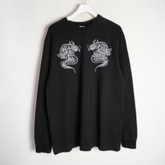 00s agnes b. black glitter lezard l/s 黒 - メルカリ