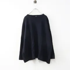 人気 45R フォーティーファイブアール アルルのデイリービッグスリットTシャツ ネイビー┃トップス 45rpm ニット【2400015018089】のサムネイル
