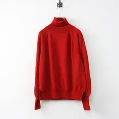 アトリエナルセ atelier naruse wool turtle-neck knit ウールタートルネックニット F＼レッド セーター 【2400015020549】のサムネイル