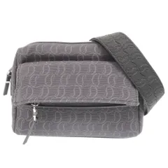 新品同様 クリスチャンルブタン ZIP N FLAP キャンバス レザー グレー ショルダーバッグ 1293 Christian Louboutinのサムネイル