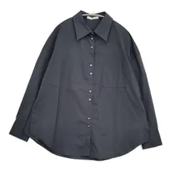 ETRE TOKYO コットンオーバーサイズシャツ 定価25300円 1223210049-0 長袖シャツ 22AW ネイビー レディース エトレトウキョウ【中古】6-0603M♪のサムネイル