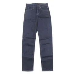 新品同様 19aw UNIQLO ユニクロ ハイライズ スキニー アンクル ジーンズ デニムパンツ ストレッチ ジーパン 22 インディゴ 紺 レディース 古着 中古 USED