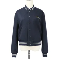 美品 CELINE セリーヌ エディ期 エンブロイダリーテディブルゾン ジャケット 2V679896C サイズ38 ネイビー レディース 古着 中古 USEDのサムネイル