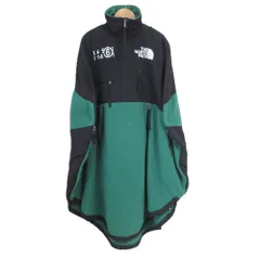 美品 MM6 THE NORTH FACE メゾンマルジェラ ノースフェイス サークルデナリドレス ワンピース グリーン S62CT0106 XS ブラック レディース 古着 中古 USED