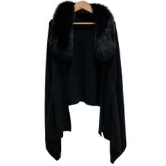foxey フォクシー ジャケット ベージュ カシミヤ ファー シャギー 38