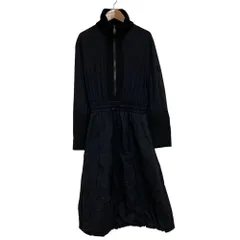 良品 23AW MONCLER モンクレール ABITO ナイロン ダウンスカート ワンピース 42 ブラック レディース 古着 中古 USEDのサムネイル