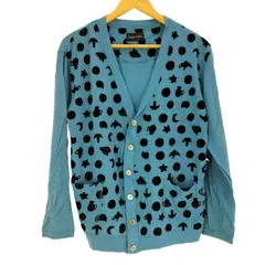 ツモリチサト TSUMORI CHISATO ドット スターベロア ウール Vネックカーディガン レディース JPN：2 のサムネイル
