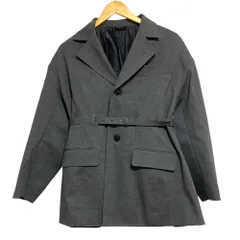 未使用 TOGA ARCHIVES トーガ アーカイブス WOOL TROPICAL BONDING JACKET ジャケット TA252-FD015 サイズ36 グレー レディース 古着 中古 USEDのサムネイル