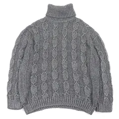 極美品□SAINT LAURENT PARIS サンローランパリ 22AW 712371 ケーブル編み タートルネックニット セーター XL イタリア製 正規品 メンズのサムネイル