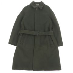 美品✨ 18AW オーラリー ビーバーメルトンステンカラーコート ベルト