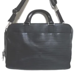 美品 DIOR HOMME ディオールオム レザー ブリーフケース ビジネスバッグ PCポケット付き ブラック メンズ 古着 中古 USEDのサムネイル